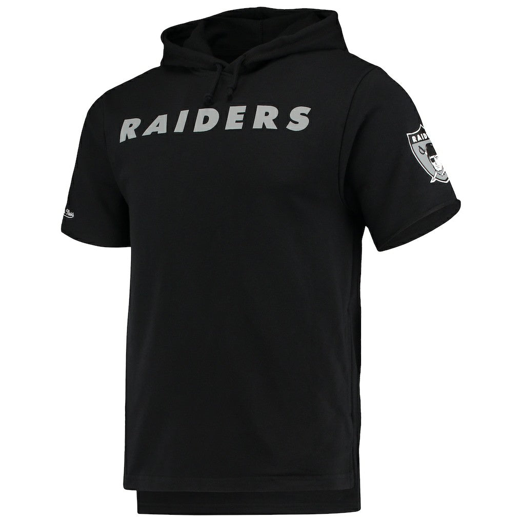 Las Vegas Raiders Game Day Hoodie T-Shirt Black - Mitchell & Ness