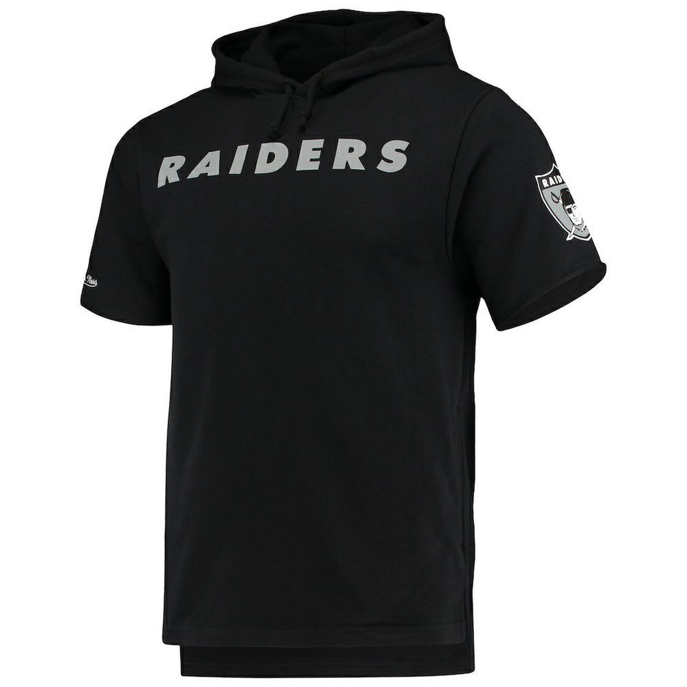 Las Vegas Raiders Game Day Hoodie T-Shirt Black - Mitchell & Ness
