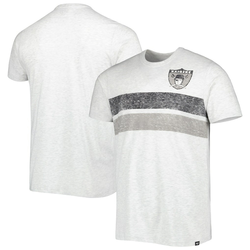Las Vegas Raiders '47 Franklin Bars Bond T-Shirt Heathered Gray - 47 brand