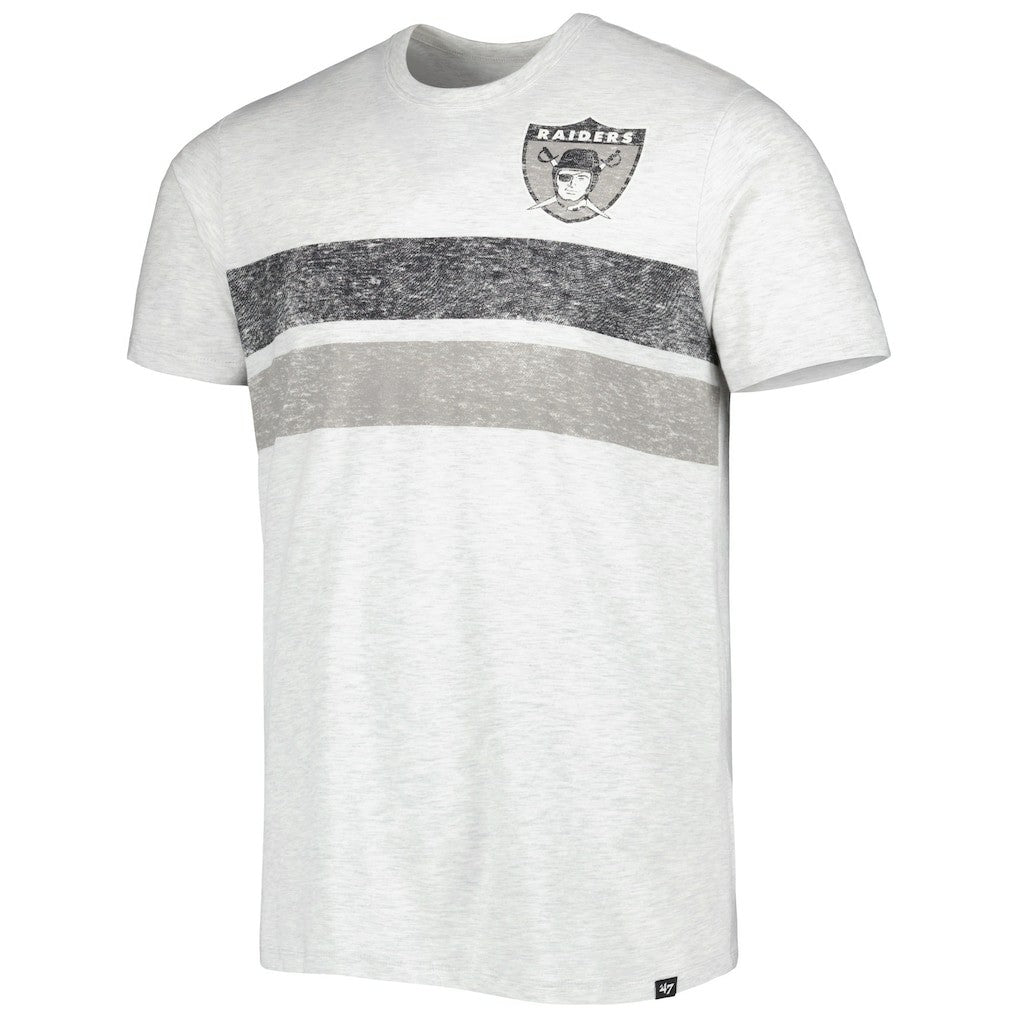 Las Vegas Raiders '47 Franklin Bars Bond T-Shirt Heathered Gray - 47 brand