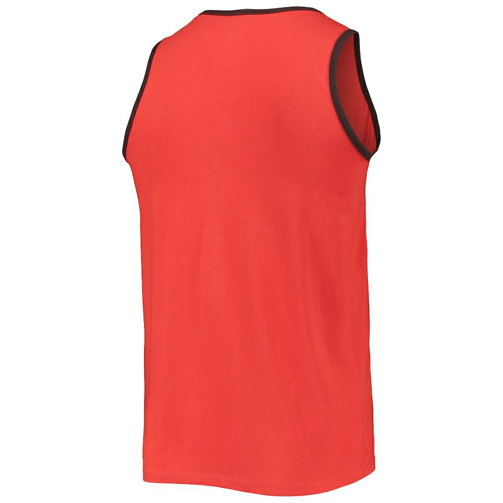 Cleveland Browns '47 Edge Super Rival Tank Top Orange - 47 brand