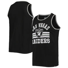 Las Vegas Raiders '47 Edge Super Rival Tank Top Black - 47 brand