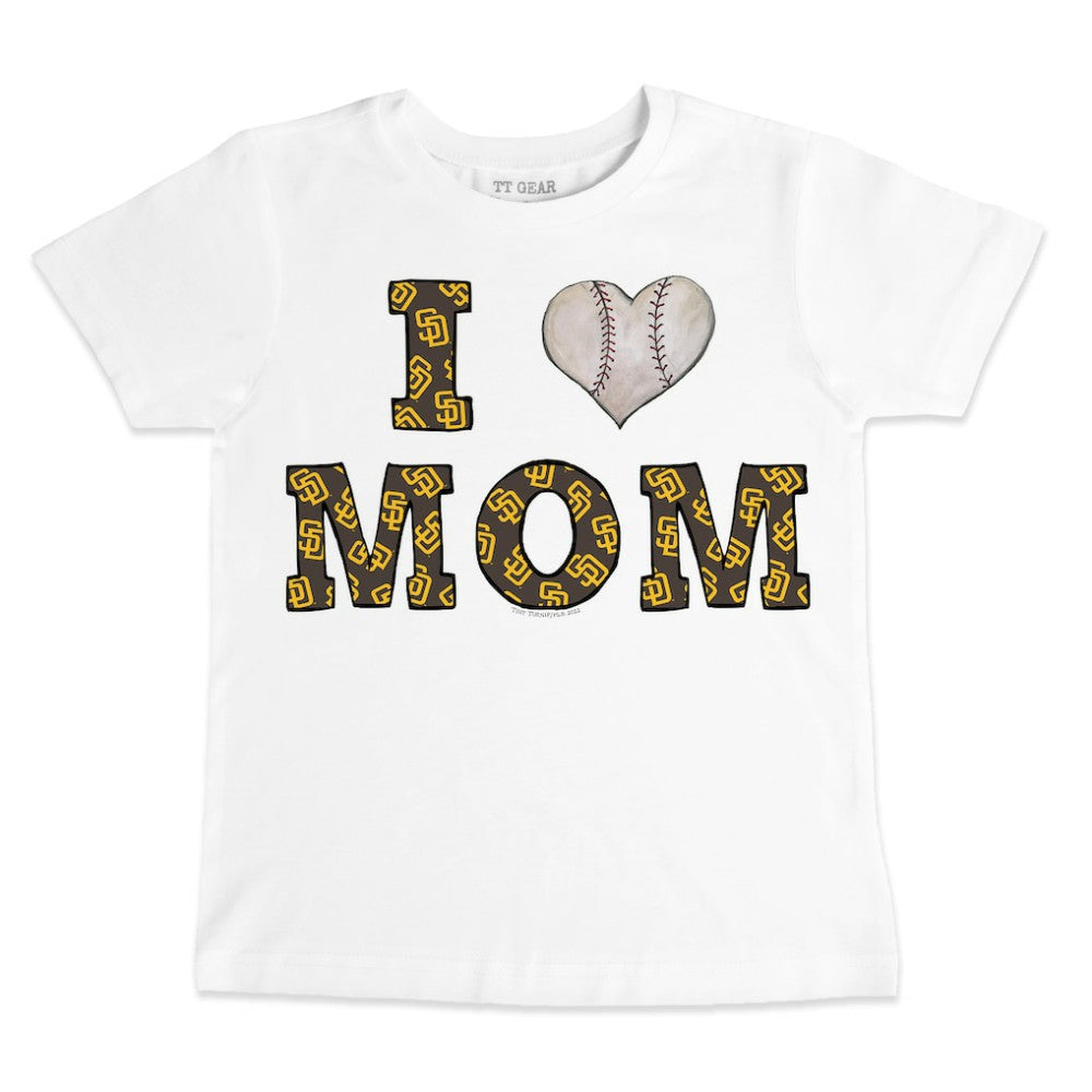 San Diego Padres Tiny Turnip Youth Heart Mom T-Shirt discount