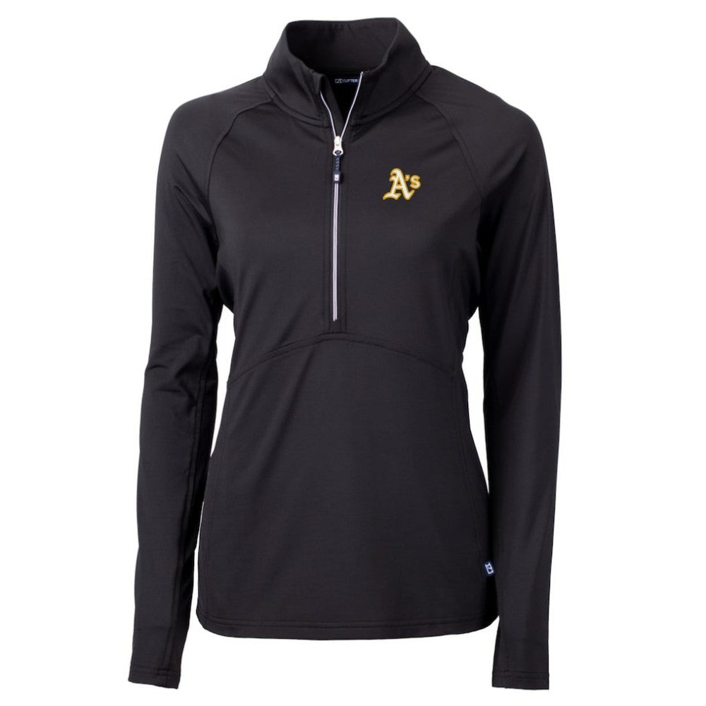 Athletics Cutter & Buck Women's Adapt Eco Knit Stretch Half-Zip Pullover Top Near Me