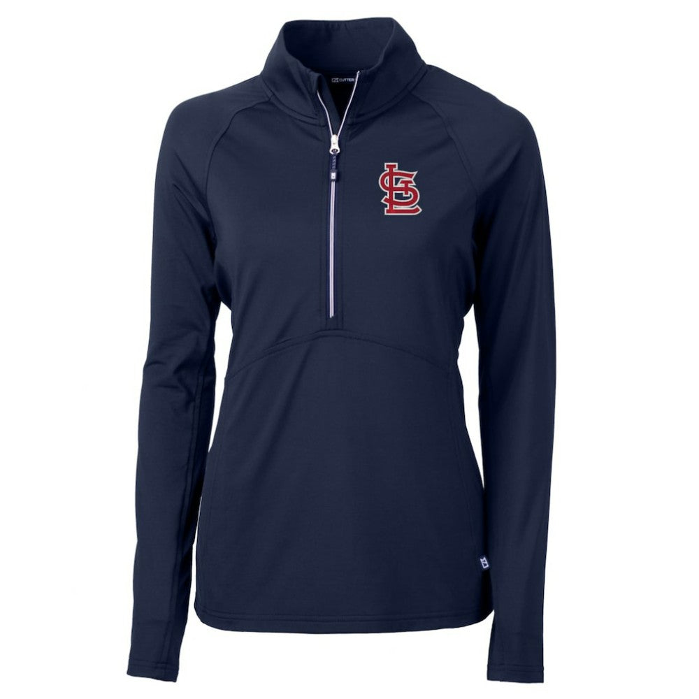 St. Louis Cardinals Cutter & Buck Women's Adapt Eco Knit Stretch Half-Zip Pullover Top Online