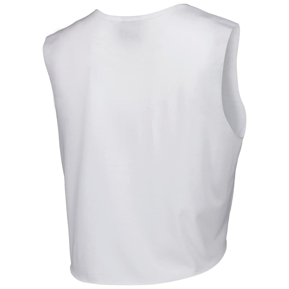 Arizona Cardinals Cuce Women's Sequin Cropped Tank Top White - NFL
