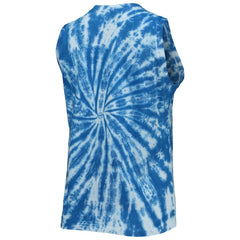Dallas Cowboys Lauren James Women's Tie-Dye Jersey Boxy Tank Top Royal - NFL