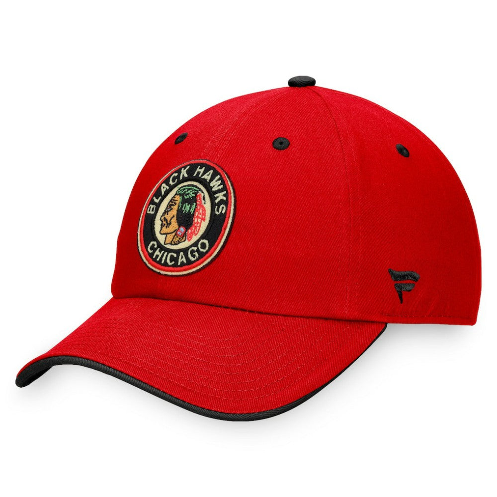 Chicago Blackhawks Fanatics Original Six Adjustable Hat Red