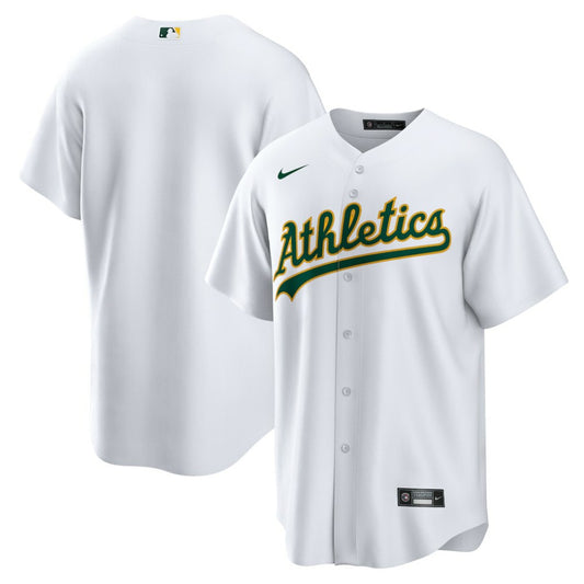 Athletics Nike Home Blank Replica Jersey - White | MLB Jerseys