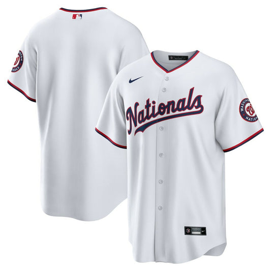 Washington Nationals Nike Home Blank Replica Jersey - White | MLB Jerseys