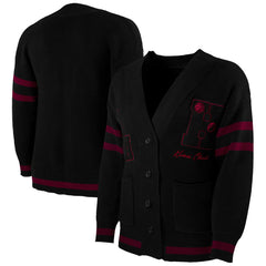 NBA - Miami Heat NBA x Keiser Clark No Caller ID Button-Up Cardigan - Black/Red