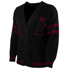 NBA - Miami Heat NBA x Keiser Clark No Caller ID Button-Up Cardigan - Black/Red