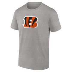 Cincinnati Bengals Primary Logo T-Shirt Heather Gray - Fanatics