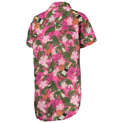 NBA - Brooklyn Nets Lusso Women's Finley-Frankie Party Top & Shorts Set - Pink