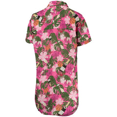 NBA - Chicago Bulls Lusso Women's Finley-Frankie Party Top & Shorts Set - Pink