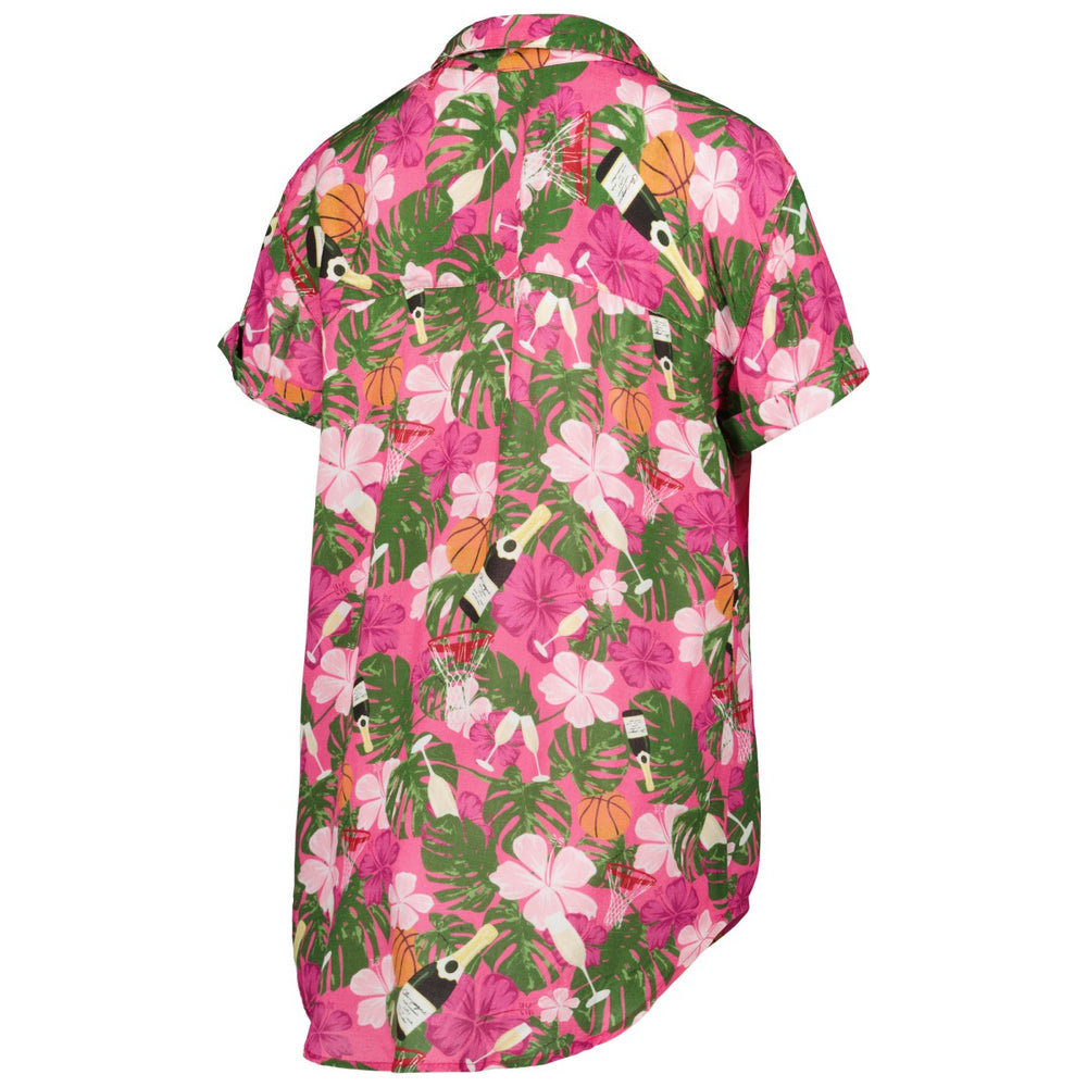 NBA - Los Angeles Lakers Lusso Women's Finley-Frankie Party Top & Shorts Set - Pink