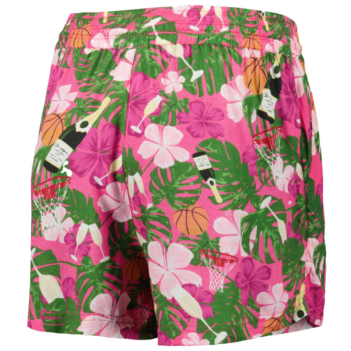NBA - Phoenix Suns Lusso Women's Finley-Frankie Party Top & Shorts Set - Pink
