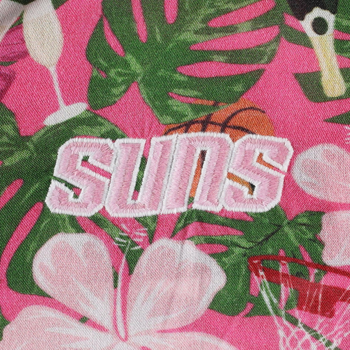 NBA - Phoenix Suns Lusso Women's Finley-Frankie Party Top & Shorts Set - Pink