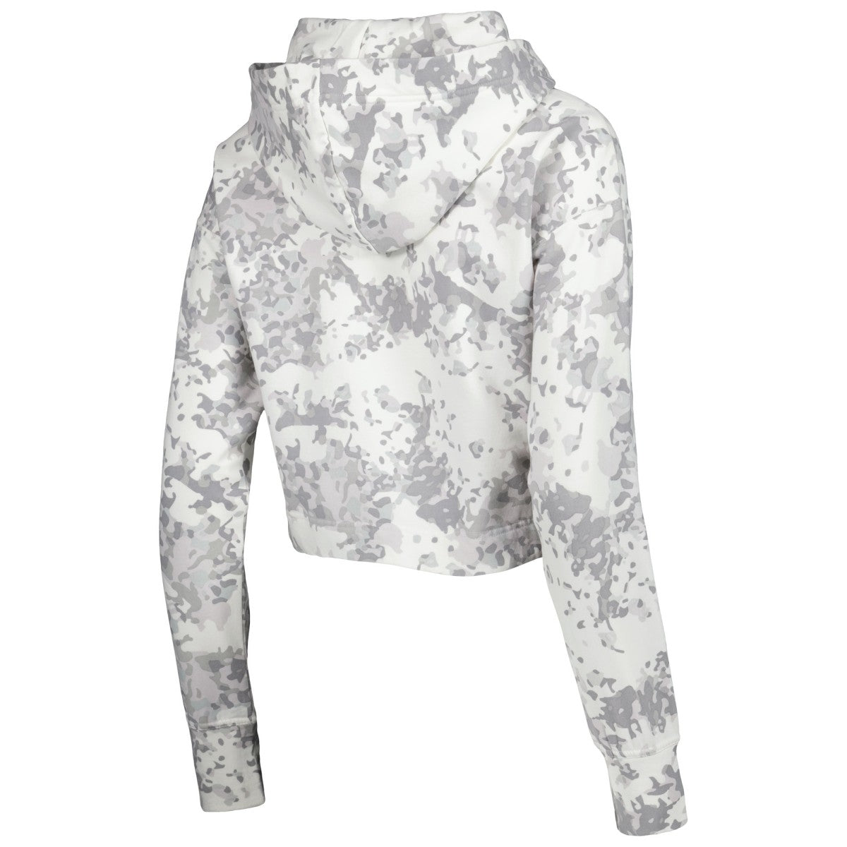 NBA - Phoenix Suns Lusso Women's Maia Tri-Blend Cropped Quarter-Zip Top - Gray/White