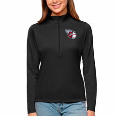Cleveland Guardians Antigua Women's Tribute Quarter-Zip Pullover Top On Sale