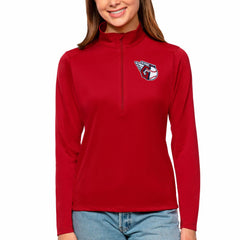 Cleveland Guardians Antigua Women's Tribute Quarter-Zip Pullover Top Near Me