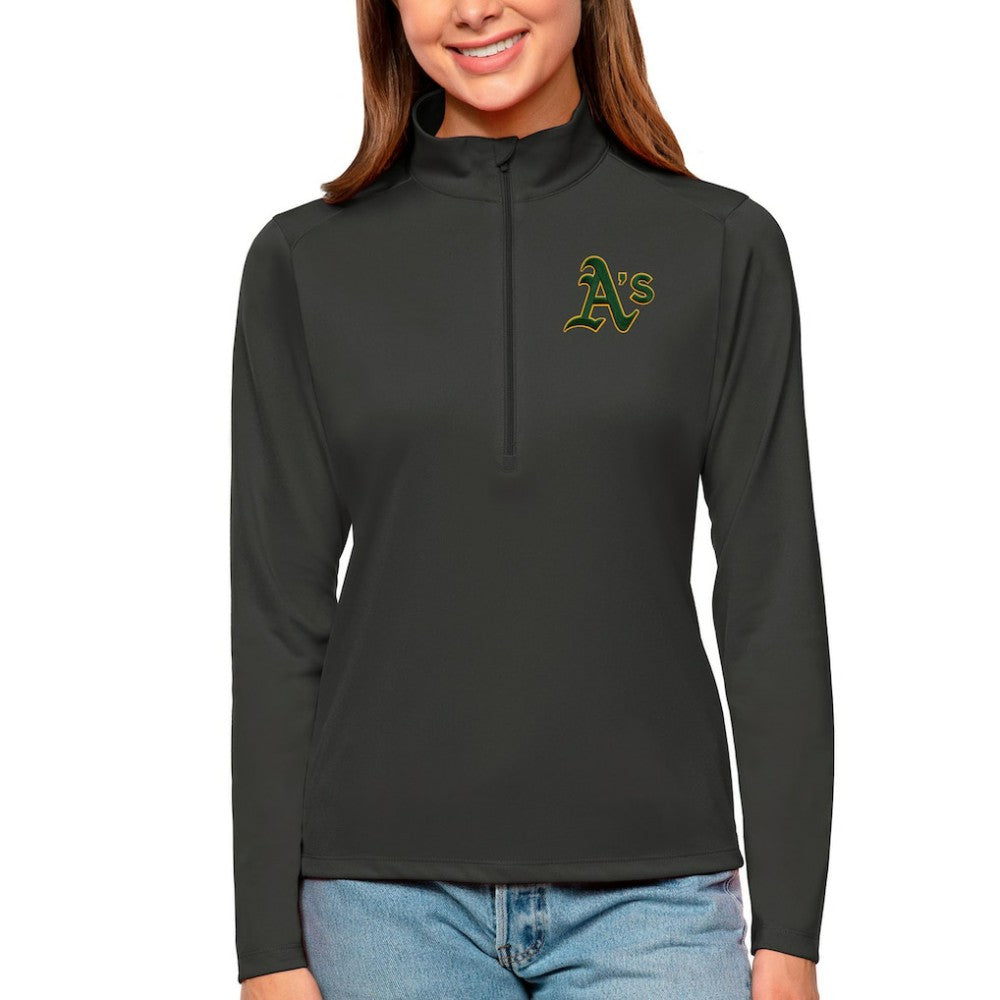Athletics Antigua Women's Tribute Quarter-Zip Pullover Top for sale