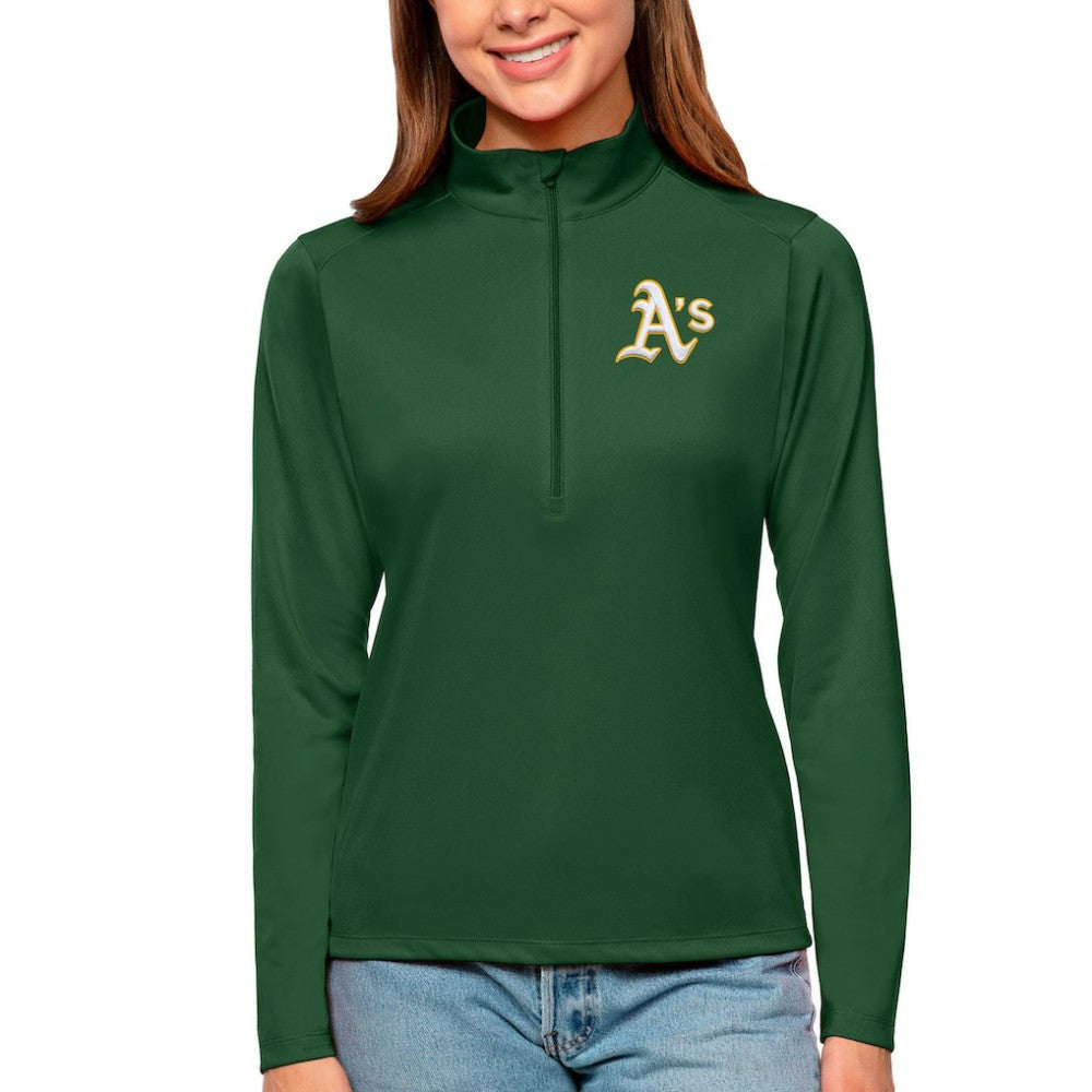 Athletics Antigua Women's Tribute Quarter-Zip Pullover Top Near Me