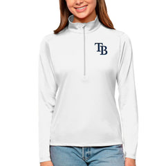 Tampa Bay Rays Antigua Women's Tribute Quarter-Zip Pullover Top Near Me