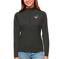 Toronto Blue Jays Antigua Women's Tribute Quarter-Zip Pullover Top Near Me