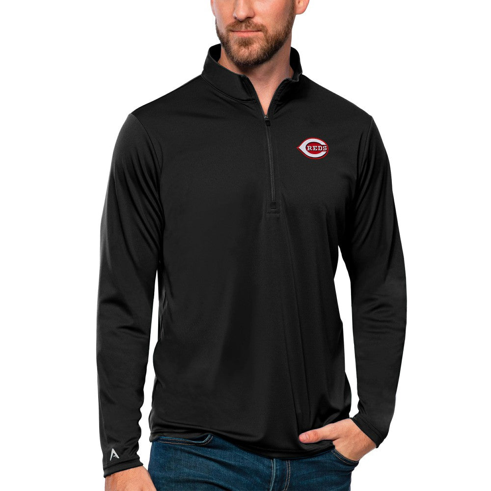 Cincinnati Reds Antigua Tribute Quarter-Zip Pullover Top Near Me
