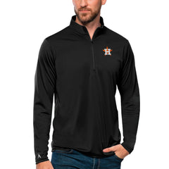 Houston Astros Antigua Tribute Quarter-Zip Pullover Top Near Me