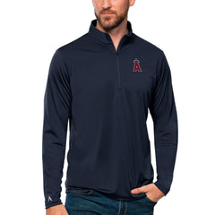 Los Angeles Angels Antigua Tribute Quarter-Zip Pullover Top Online