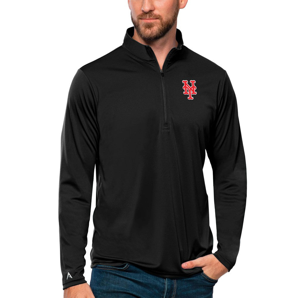 New York Mets Antigua Tribute Quarter-Zip Pullover Top Online