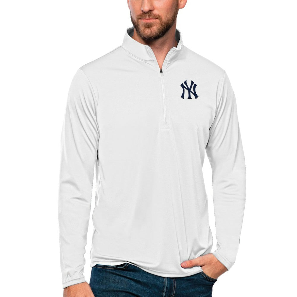 New York Yankees Antigua Tribute Quarter-Zip Pullover Top Sale
