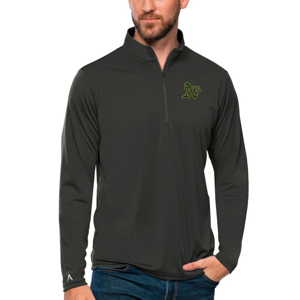 Athletics Antigua Tribute Quarter-Zip Pullover Top Sale