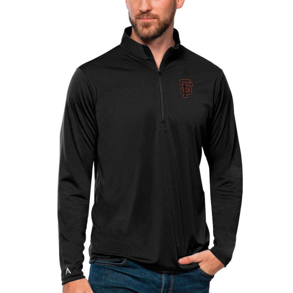San Francisco Giants Antigua Tribute Quarter-Zip Pullover Top Near Me