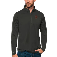 San Francisco Giants Antigua Tribute Quarter-Zip Pullover Top for sale