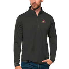 St. Louis Cardinals Antigua Tribute Quarter-Zip Pullover Top Clearance
