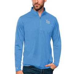 Tampa Bay Rays Antigua Tribute Quarter-Zip Pullover Top On Sale