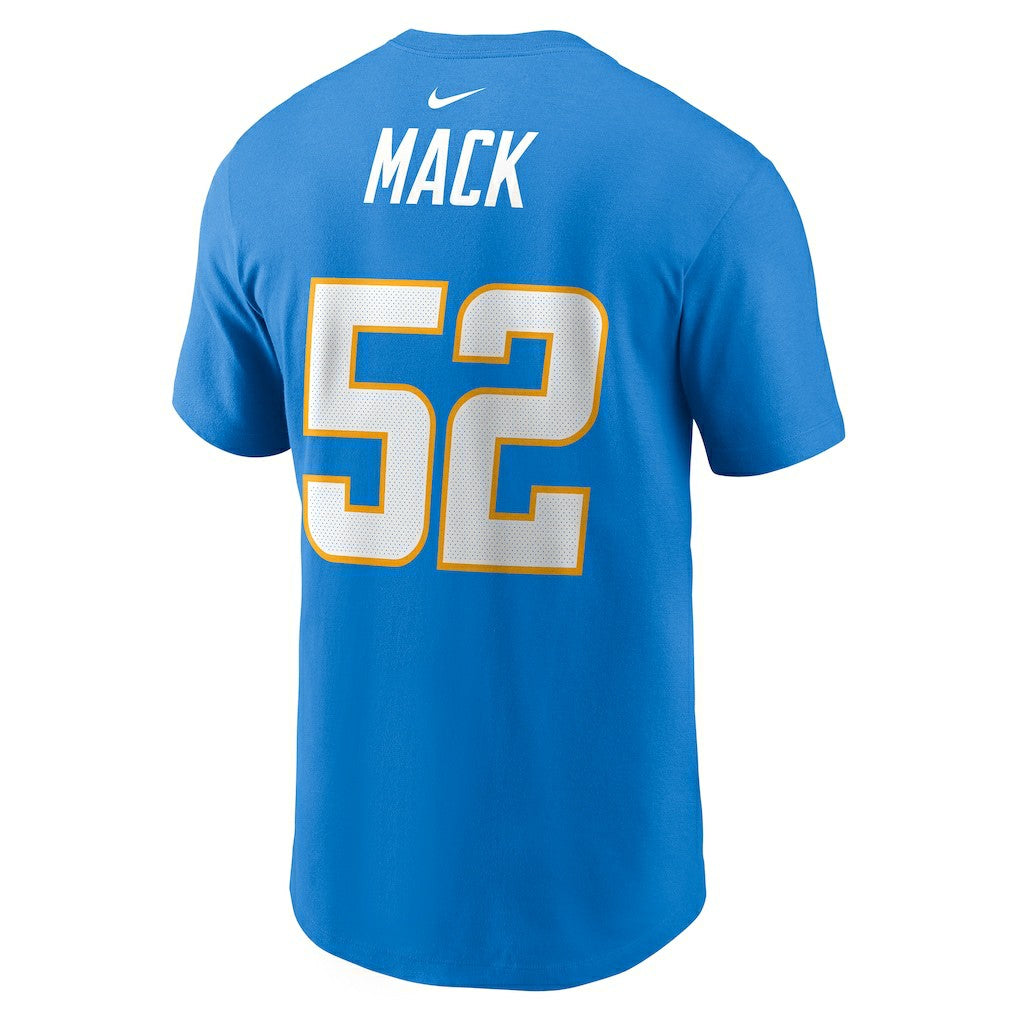 Khalil Mack Los Angeles Chargers Player Name & Number T-Shirt Powder Blue - Nike