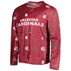 Arizona Cardinals FOCO Holiday Repeat Long Sleeve T-Shirt Cardinal - NFL