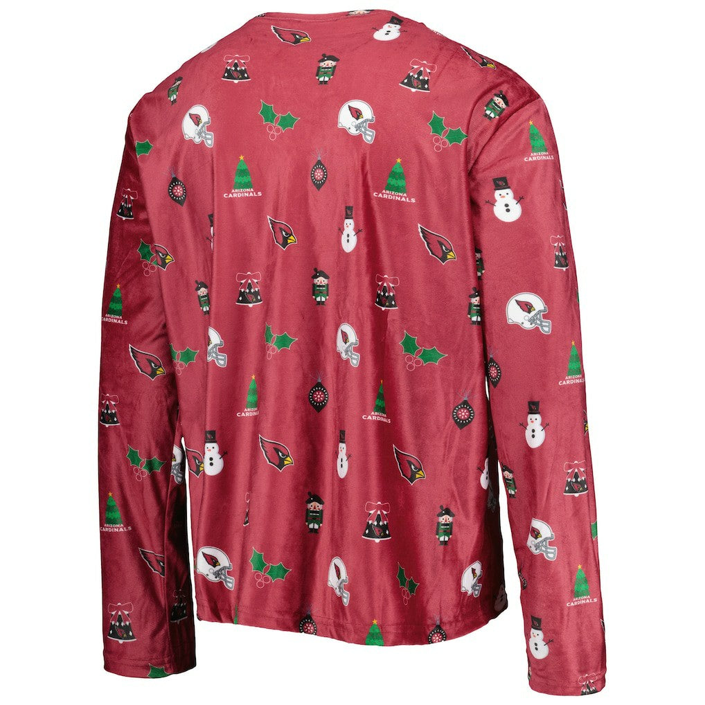 Arizona Cardinals FOCO Holiday Repeat Long Sleeve T-Shirt Cardinal - NFL