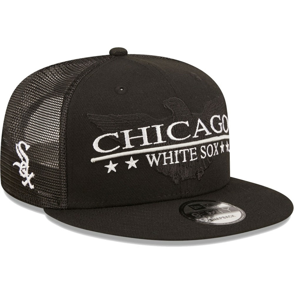 Chicago White Sox New Era Patriot Trucker 9FIFTY Snapback Hat Near Me