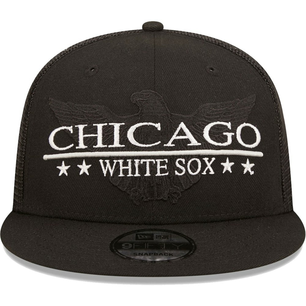 Chicago White Sox New Era Patriot Trucker 9FIFTY Snapback Hat Near Me