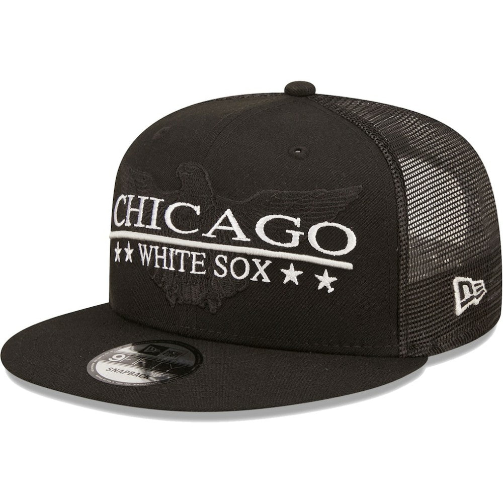 Chicago White Sox New Era Patriot Trucker 9FIFTY Snapback Hat Near Me