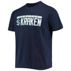 Seattle Kraken Levelwear Richmond Wordmark T-Shirt Navy