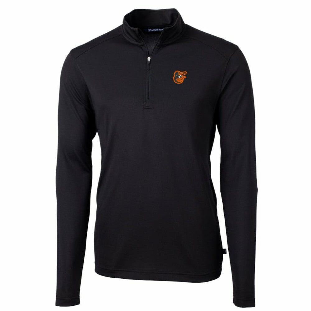Baltimore Orioles Cutter & Buck Big & Tall Virtue Eco Pique Quarter-Zip Pullover Jacket Near Me