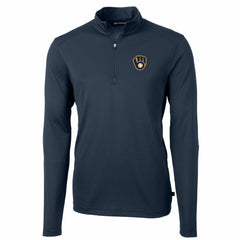 Milwaukee Brewers Cutter & Buck Big & Tall Virtue Eco Pique Quarter-Zip Pullover Jacket Near Me