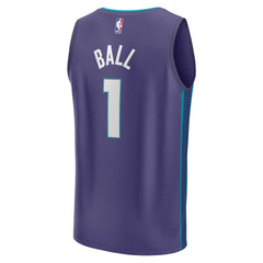 Fanatics - LaMelo Ball Charlotte Hornets Fast Break Replica Player Jersey - Statement Edition - Purple