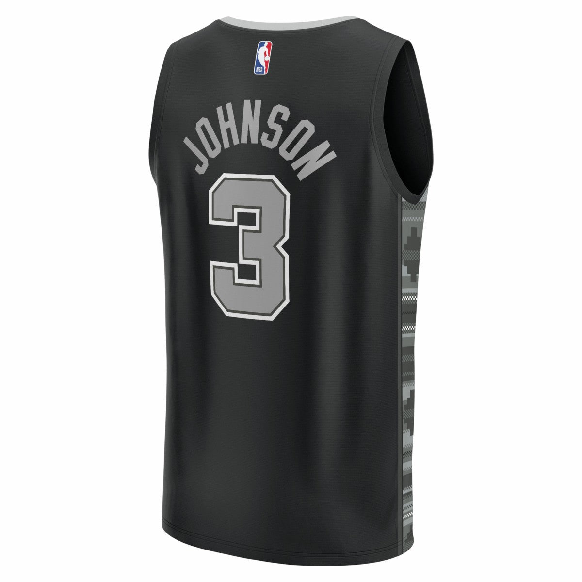 Fanatics - Keldon Johnson San Antonio Spurs Fast Break Replica Player Jersey - Statement Edition - Black